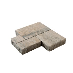 Diephaus Pflastersteine Rona Muschelkalk Mehrformat, 8 cm stark.