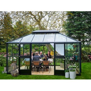 Juliana Gewächshaus Grand Oase 13 Anthrazit 13 m²
