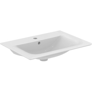 Ideal Standard Connect Air Möbelwaschtisch, 64x46 cm, weiß, mit Hahnloch und Überlauf.