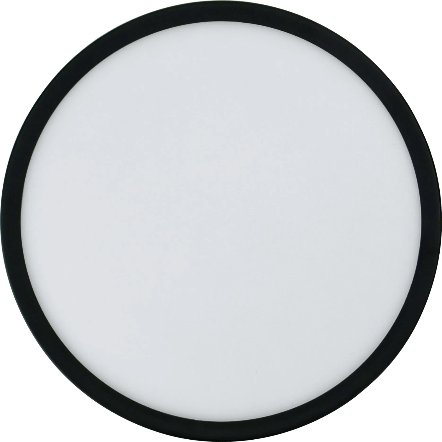 Rundes E2 Elektro Aufbau-LED-Panel Twice² in Schwarz-Weiß, 20W, Durchmesser 33cm.