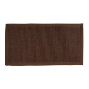 KARAT Sisalteppich Amazonas mit Breiter Bordüre für Alle Wohnbereiche Dunkelbraun 160 x 230 cm