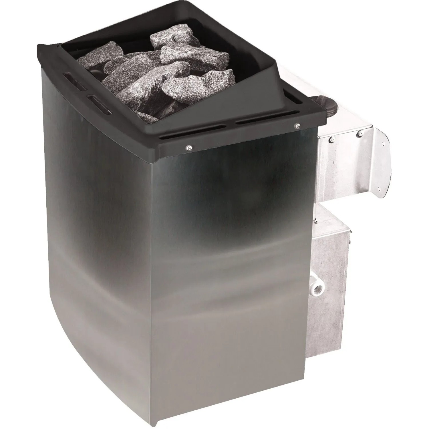 Saunaofen 9 kW für Woodfeeling Sauna Antonia mit Steinen.