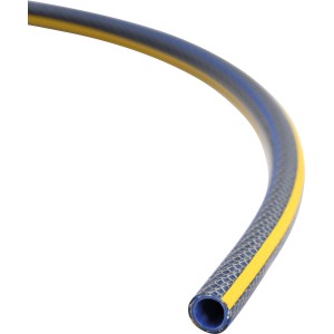 LUX-TOOLS PRO Gartenschlauch, 13 mm (1/2), 20 m, blau/gelb, flexibel und verwindungssteif.