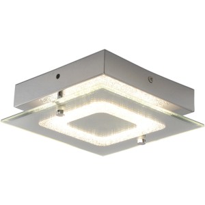 Näve LED-Wand- und Deckenleuchte Gilda 18 cm x 18 cm Chrom