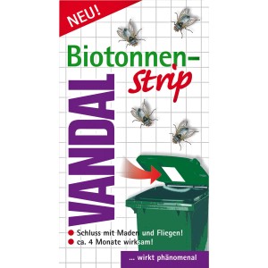 Vandal Biotonnen-Strip gegen Maden und Fliegen, wirkt bis zu 4 Monate.