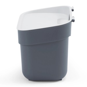 Curver Biomülleimer Ready to Collect, 5 l, dunkelgrau, aus Recyclingmaterial für die Mülltrennung.