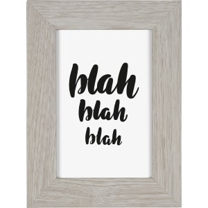 Weißer MDF-Bilderrahmen Yosemite, 10x15 cm, mit Papier-Inlay.