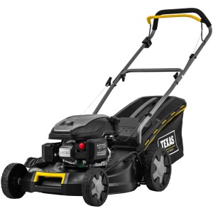 Texas Benzin-Rasenmäher XT 460, 46 cm Schnittbreite, mit Fangkorb. Ideal für mittelgroße Rasenflächen.
