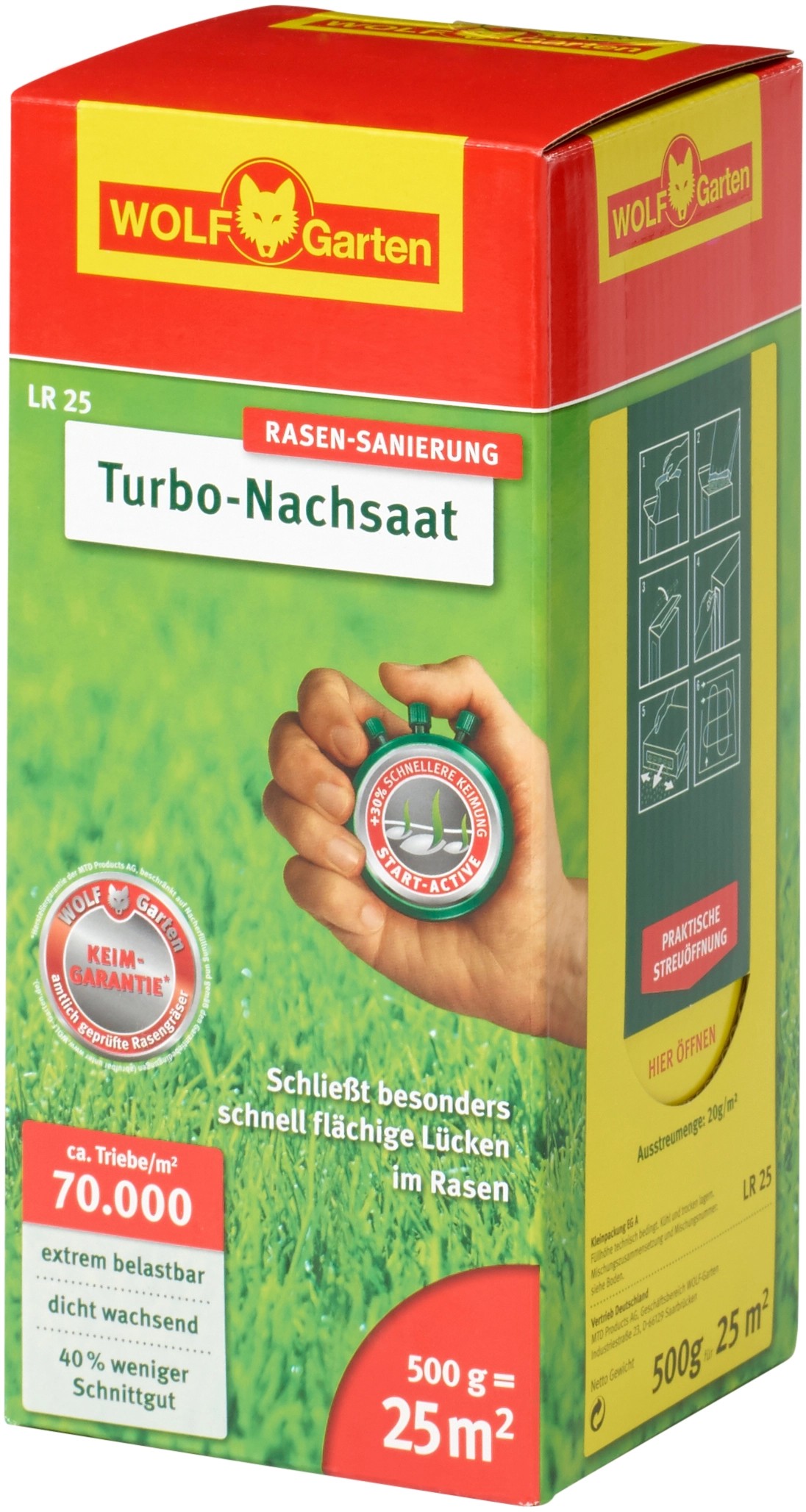 WolfGarten TurboNachsaat LR 25 Inhalt 500 g kaufen bei OBI