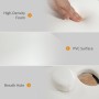 HOMCOM Massageliege cremeweiß: Weiche PVC-Oberfläche, hochdichter Schaumstoff und Atemloch für Komfort.