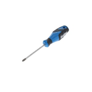Gedore Schraubendreher 2160 PH 2 mit blau-schwarzem 3K-Griff für Kreuzschlitzschrauben.