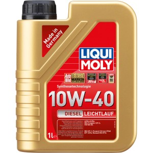 Liqui Moly Diesel Leichtlauf 10W-40, 1 Liter Kanister. Mineralöl für Dieselmotoren.