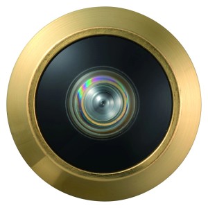 Abus Türspion 2200 Gold mit Weitwinkelobjektiv für Türschlösser & Türtechnik.