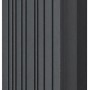 Anthrazitfarbene E2 Elektro LED-Wandleuchte RIGEL, 20W, für Außenbereiche.