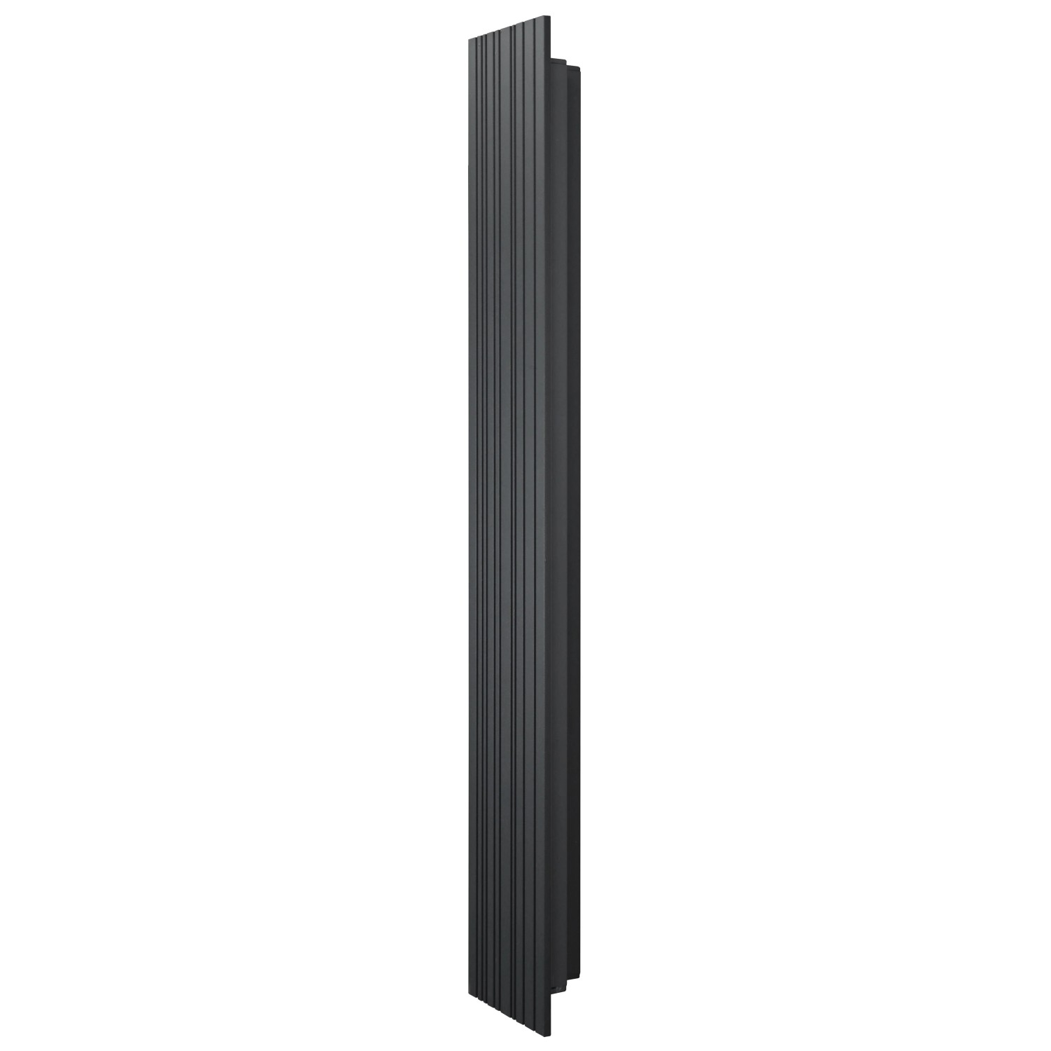 Anthrazitfarbene E2 Elektro LED-Wandleuchte RIGEL, 20W, für Außenbereiche.
