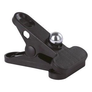 Schwarze EGLO Klemme für Muraglie Akku Klemmlampe, Zubehör zur Befestigung der Leuchte.