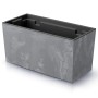 Prosperplast Pflanzkasten Urbi Beton Effect, 8L, steingrau. Pflanzkübel mit Betonoptik.