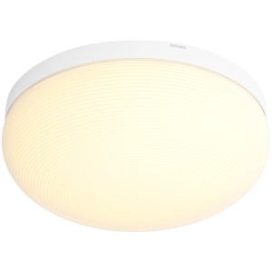 Weiße Philips Hue LED Deckenleuchte Flourish mit Bluetooth Funktion.
