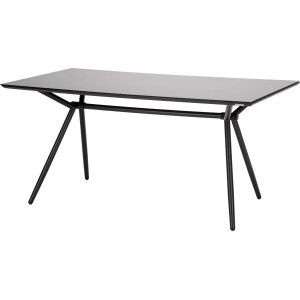 Acamp Glastisch Alpha, Anthrazit-Cemento, Teil des Gartenmöbel-Sets.