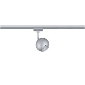 Paulmann Urail Spot Tup, Chrom matt, Opalglas, an Urail Schienensystem.