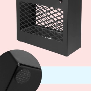 Songmics Schirmständer Patsy Metall Schwarz