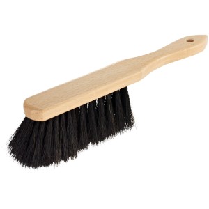 LUX Handfeger aus Holz mit Naturhaar, ideal für die Reinigung. Mit Aufhängeloch.