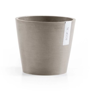 Ecopots Pflanztopf Amsterdam Braungrau 20 cm