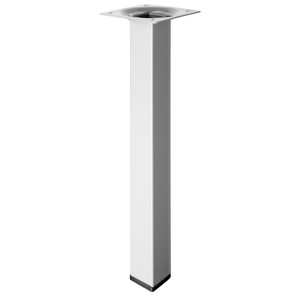 Hettich Tischbein 25 mm x 25 mm x 250 mm Aluminium-Optik