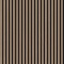 Jangal Wandpaneel Solid Walnut, MDF-Furnier, 120,6x80x2,2 cm. Akustikpaneel für verbesserte Raumakustik.
