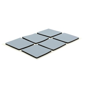 Wagner Gleiter-Set EH1224 PTFE 25 mm x 25 mm Grau 12-tlg.