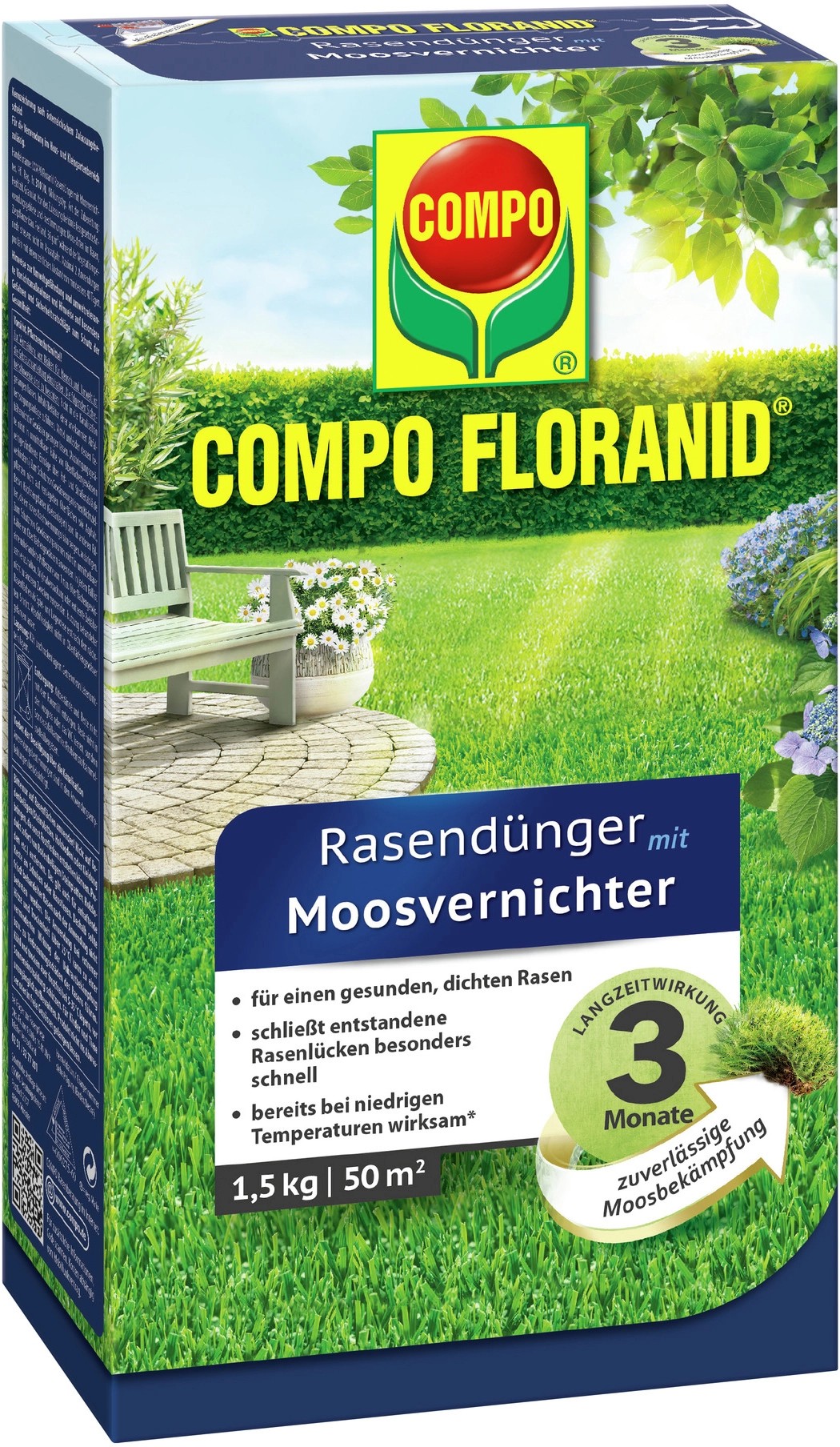 Compo Floranid® Rasendünger mit Moosvernichter 1,5 kg kaufen bei OBI