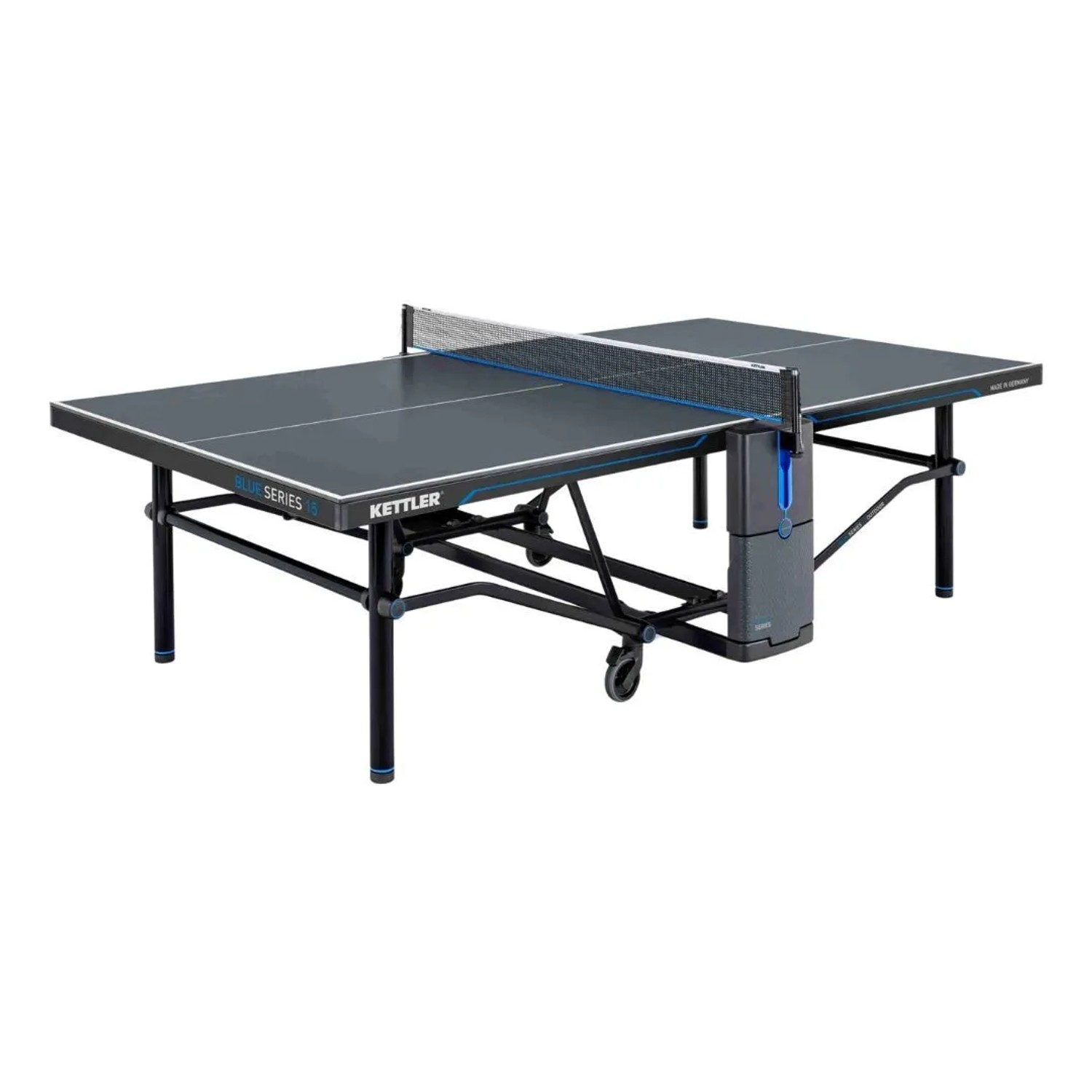 Kettler Profi Tischtennis-Platte K15 Outdoor Tisch mit Netz Klappbar Wetterfest