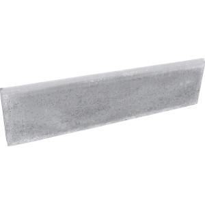 Grauer Rasenkantenstein, 100x20x5 cm, zur Abgrenzung von Rasenflächen und Beeten.