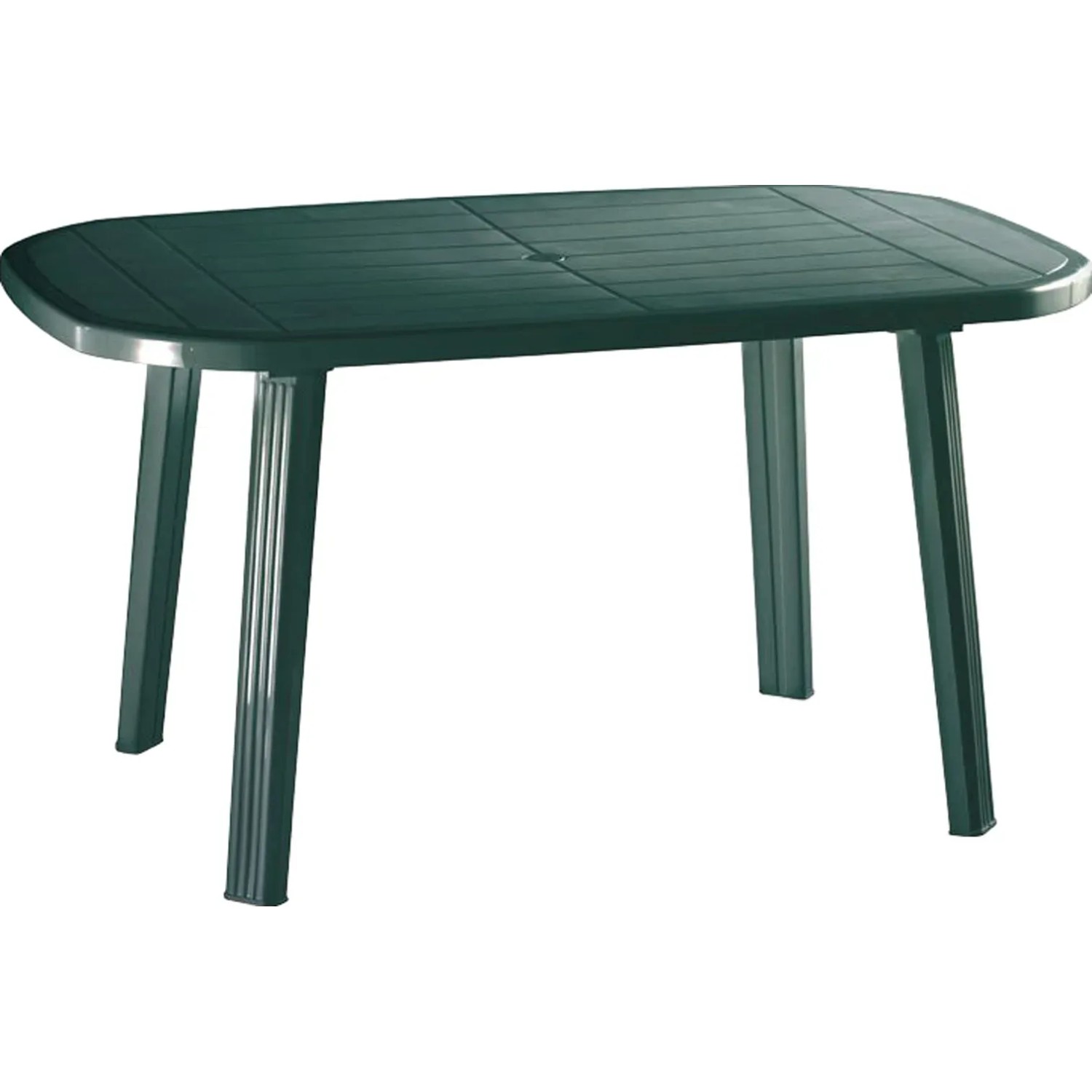 Gartentisch Oval Grün 135 cm x 84 cm