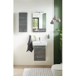 Pelipal Badmöbel-Set Quickset 328 Graphit 80 cm 3-tlg.