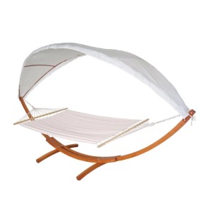 MCW Hängematte J47 Braun Creme-Weiß