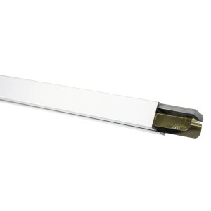 Gardinia Schienenverbinder für Luna Vorhangschiene, 1-läufig, Metall.