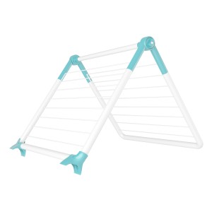 Wäscheständer SuperDry Wing Mint, kompakter Trockner für Badewanne, Dusche und Balkon.