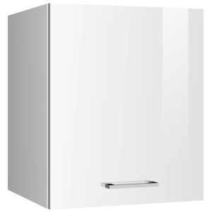 Weißer Held Möbel Küchen-Hängeschrank Mailand, 50 cm breit, Hochglanz.