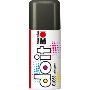 Marabu do it Colorspray Gloss Glanz-Grau, 150ml Dose Buntlack-Spray.