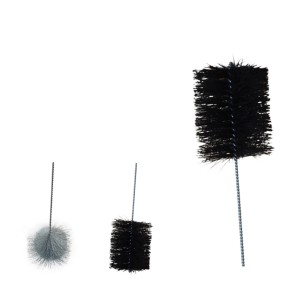 Bertrams Ofenrohrbürsten Set, verschiedene Größen und Formen für Kamin- und Ofenzubehör.