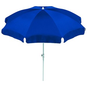 Blauer Schneider Balkonschirm Ibiza, Ø 240cm mit Knickfunktion für Balkon oder Terrasse.