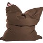 Brauner Sitting Point Sitzsack Big Bag Brava, 300 l. Gemütlicher Bodenkissen für Erwachsene und Jugendliche.