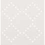 Schneeweiße Spirella Wanneneinlage Alaska, 91x36 cm, aus PVC mit Saugnäpfen und Entwässerungslöchern.