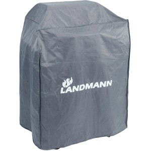 Graue Landmann Premium Wetterschutzhaube M für Gasgrills.