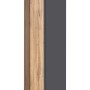 Held Möbel Seitenschrank Ancona, 65 cm, matt Grau-Wotaneiche, für Badmöbel-Sets.