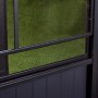 Detailansicht: Fenster mit Moskitonetz des Sojag Pavillon Charleston 384x384 cm.