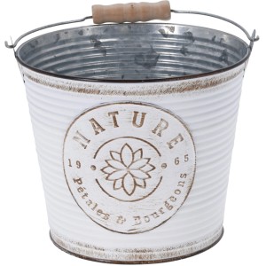 Blumentopf aus Metall Ø 18 cm x 15 cm 3-fach Sortiert