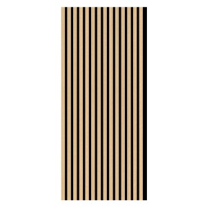 FN Acustico Akustikpaneel aus Kiefernholz mit Lamellen für Wand- und Deckenverkleidung.