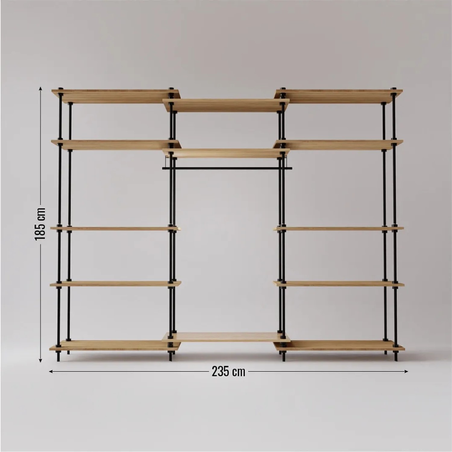 Ar Shelving Deco Set Garderobe L 185 x 235 x 35 cm kaufen bei OBI